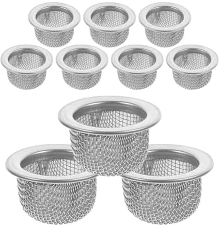 10Pcs Double Screen Filter Cocktail Smoker Screen Mini Mesh Bowl Screen Filter for Whiskey Smoker Easy Install
