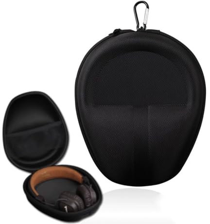 Hard Headphone Case for Sony WH-CH520 WH-CH720N MDR7506 WH-1000XM4 WH-1000XM5 WH-CH700N WH-XB910N XB950B1, Bose QC 35, Pioneer DJ CUE1, JBL, OneOdio, Philips Over Ear Headphones Headset Case (Black)
