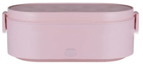 Lonchera eléctrica, calentador de alimentos portátil para coche, oficina, viajes, lonchera térmica para adultos con 2 recipientes, lonchera de uso escolar (01)