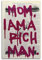 GLMHOK Motivationsposter im Vintage-Stil, Mom, I Am A Rich Man, dekoratives Gemälde, Leinwand, Poster, 30 x 45 cm
