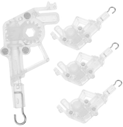 Cabilock Confezione Da 4 Pezzi Esagonali Per Tende - Parti Per Tende A Binario Basso