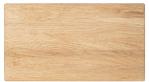 Schneidebrett Holz Holzbrett Küche Holzschneidebrett Küchenzubehör Groß und Klein Brotbretter und Servierbretter Wooden Cutting Board (Eiche Aya, 25x18x1,5cm)