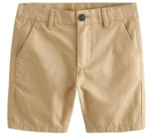 NEXT Jungen Reguläre Passform Chino-Shorts Stein 134