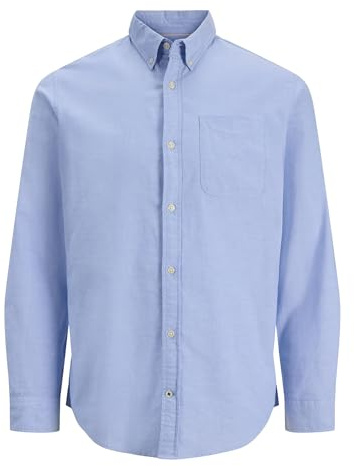 Jack & Jones Herren Jjeoxford Shirt Ls Noos Langarmhemd (1er Pack)