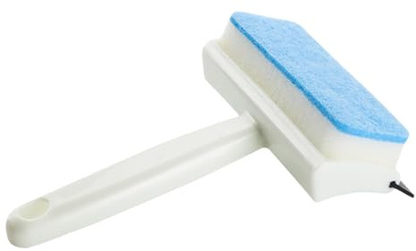 Putzschwamm Dish Schwamm Mit Griff Dish Wand Schwamm Spülbürsten mit Stiel Küche Spüle Reinigung Bürste Einschließen für Waschbecken Badezimmer Wasch Spülbecken (Blue)
