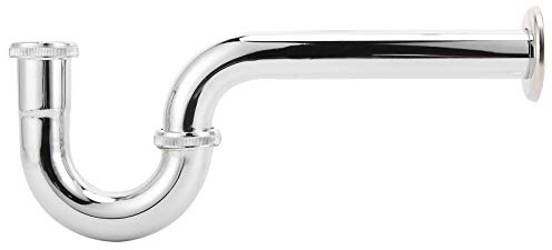 Grcfumo Siphon Drain Pipe, Sink Siphon Trap Waste Drain Valve Kit Washbasin Syphon Draining Pipe Plumbing Equipment