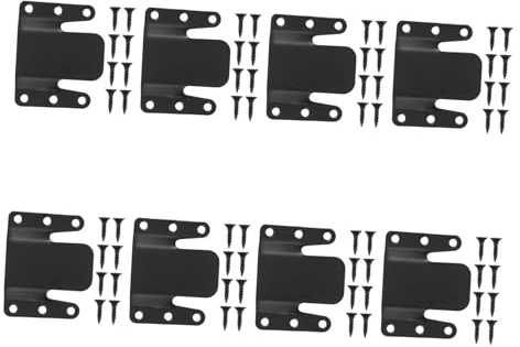 SEWOART 8 Pezzi di Fibbia di Fissaggio per Mobili Clip in Metallo per Connettore per Mobili Ad Incastro Divano Componibile Universale Connettore Nascosto