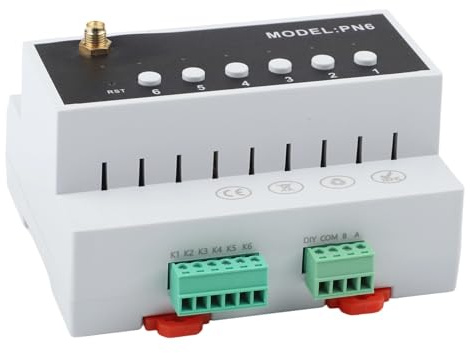 Wodsty 6-K für Zigbee Relaisschaltermodul für Tuya für Smart Life App, Fernbedienung und Sprachassistent, kompatibel mit Alexa und für Google Home, 110V-240V AC