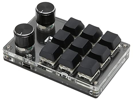 Sonew Mechanische Gaming-Tastatur – 9 Tasten, Dual-Modus, Programmierbare OSU-Tastatur mit Knöpfen für Gaming und Bürogebrauch