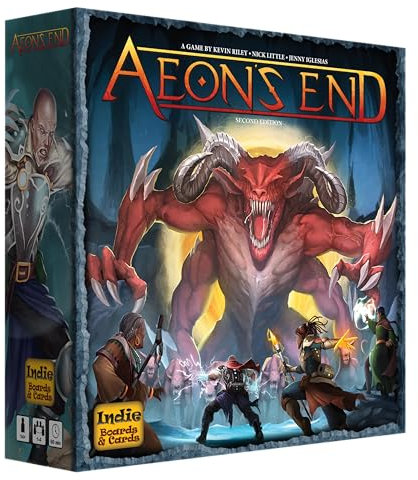 Aeon's End 2e - Kooperatives Kartenspiel zum Aufbau von Decks für Spieleabend, 1 - 4 Spieler, Teenager, 14+ und Erwachsene - Science Fiction & Fantasy Strategie Brettspiel - 60 Minuten Spielzeit -