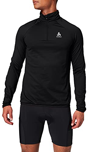 Odlo Herren Langarm Shirt mit Reißverschluss BERRA LIGHT, black, XL