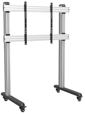 Techly NP 108873 Trolley da Pavimento Mobile per TV LCD/LED/Plasma 70-120 Silver