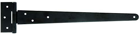 Alberts 309879 Kreuzgehänge | schwarzer Tauchlack | Band 397 x 46 mm | Scharnier 90 x 40 mm