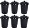 Easy Shopping® 80 Litre 80L Extra Large Black Plastic Dustbin Kitchen House Garden Storage Animal Feed Unit Bin with Clip Locking Lid (6)