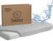 Bisoo 35x75 wasserdichte Spannbettlaken für Kinderwagen Stubenwagen Moseskörbe - Kinderwagen Matratzenbezug - 2in1 Spannbettlaken Matratzenschoner aus 100% Baumwolljersey Öko-Tex - 1 Stück Grau 75x35