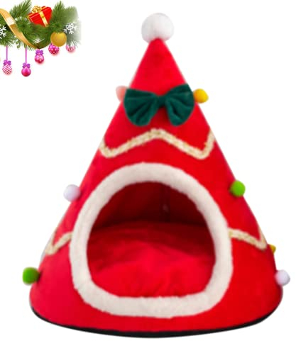 Weihnachtsbaum Katzenhöhlen Haus Weihnachten Haustierhaus Bett Weihnachten Katzenbett Höhle Weihnachten Doggy Bed Nest