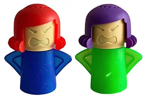 2 pcs Mikrowellen-Reiniger,Dampfreiniger Mikrowellen,für Kühlschränke, Mikrowellen, Küchenhelfer.