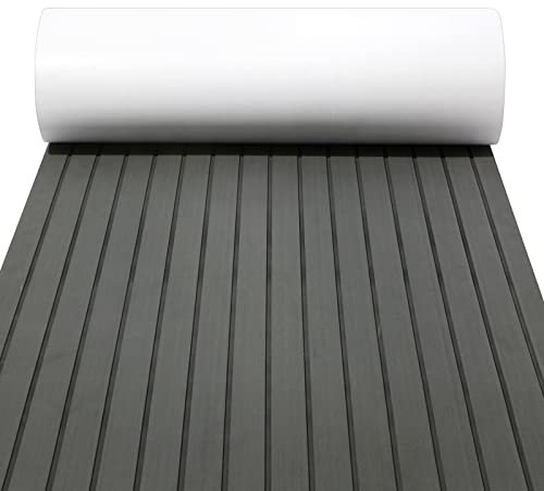 EVA Schaum Boot, EVA Schaum Bodenbelag, Yacht Bodenbelag, Teak Eva Schaum Deck Teppich Selbstklebend Deck Bodenbelag Teppich Für Yachten, Motorboote, Surfbretter, Schwimmbäder usw. (240 x 90cm)