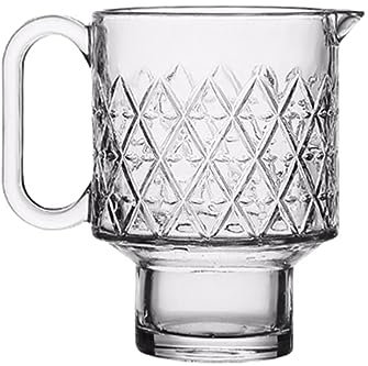 PEKJI Glasgläser mit Henkel Biergläser Kreativität Cocktailglas Weinbecher 650 ml/22 oz