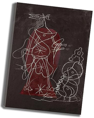 Ltt-Ydd-Ccl Georges Braque-Fish Leinwandbild für Wohnzimmer, Heimdekoration, Leinwandbild für Schlafzimmer, Wanddekoration, Wandkunst, einfach aufzuhängen (gerahmt, 30 x 42 cm)