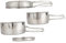 ABOOFAN Stainless Steel Camping Cookware Set 4-piece Portable Cooking Pan and Bowl Kit Easy to Clean for Outdoor Activities