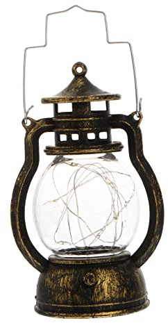 OSALADI 1stk Tragbare Pferdelampe Kronleuchter Vintage -petroleumlampe Retro Deckenlampe Vintage Öllaterne Vintage Gartenlaterne Flammenlaterne Rustikal Dekorative Aufhängung Mini Plastik