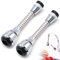 2 Pieces Kitchen Tap Spray Head, Tap Aerator 360° Rotatable Faucet Extender for Bathroom Kitchen Tap Nozzle