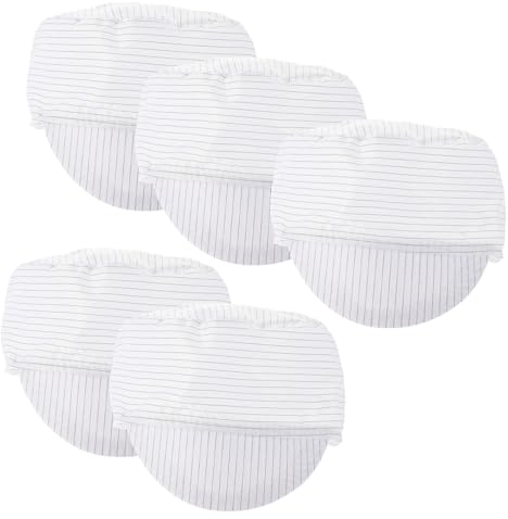 KICHOUSE 5St Fabrikarbeitshut Staubdichtes Arbeiten Make-up-Haarnetz weibliche Arbeitsmütze Arbeitsmütze Zahnarzt Hut Arbeitskappe antistatische Kappe schützender Hut Weiß
