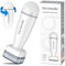 Bestauty Derma Stamp - Microneedling Stamp 0-2mm einstellbar mit 120 Edelstahl Pins Ideal für Gesicht, Körper, Haar und Bartwuchs - Doppelte Versiegelung - Bestauty X bio needle (Weiß)