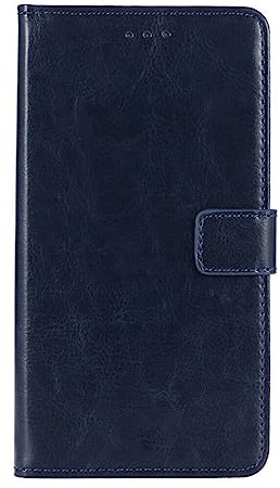 LCEHTOGYE Hülle für AMG H6, Handyhülle Hochwertige Bumper Schutzhülle Cover PU Case Handytasche HZFM - SBlau