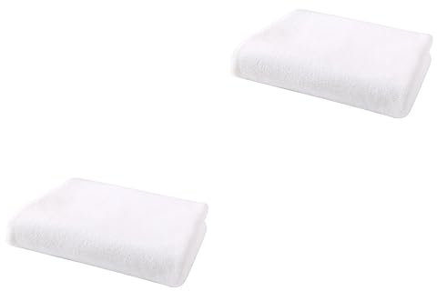 Cabilock Lot De 2 Serviettes De Bain Ultra Douces 70 X 140 Cm Robustes pour La Plage Et Le Spa Idéales pour La