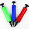 3 mini infladores de globos de mano, inflador manual de mano, bomba de aire portátil para globos largos, globos de aluminio de cumpleaños (color aleatorio)