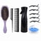 ABWXN Curly Hair Brush Set with Curl Defining Brush, Wide Tooth Comb,Tail Comb,Hair Spray Bottle,Hair Scalp Massager Brush and Hair Clips for Women Men Hair Styling