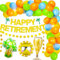 Roaring Good Time Strand Happy Retirement Luftballons Banner Schild Luftballons Ruhestand Banner Dekorationen für den Ruhestand Dekorationen für die Ruhestandsparty