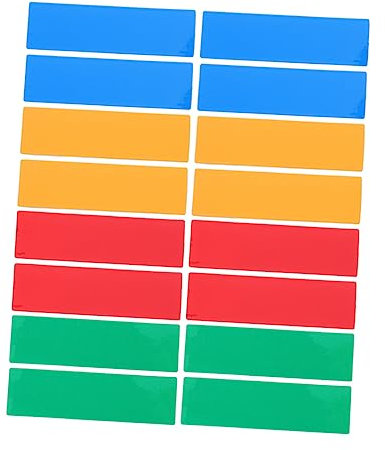 FUNOMOCYA 60stücke Magnetische Etiketten Trocken Abwischbar Magnetische Aufkleber Zum Schreiben Namensschilder Für Klassenzimmer Büro Küche Lagerhallen