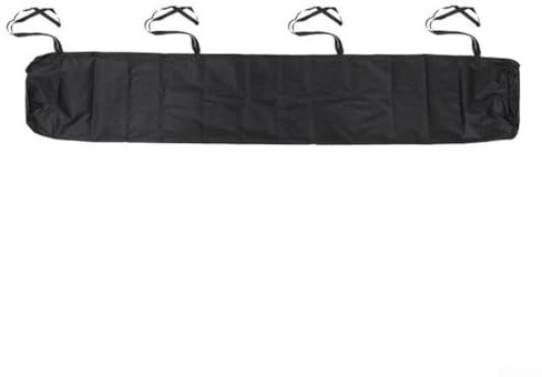 Bulevisiter Borsa portaoggetti per esterni, copertura per tenda da patio, protezione per veranda da giardino, in tessuto Oxford 420D, resistente alle intemperie, protezione per tenda da sole (nero, 4