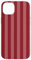 iPhone 14 Plus Vertical Stripes Pink Red Preppy Minimal Aesthetic Cute Case