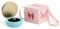 iSuperb Boite Rangement Boite a Bijoux Casier Rangement Boite Boîte à Bagues Ronde avec Roses Organisateur de Bagues et Colliers (Bleu)