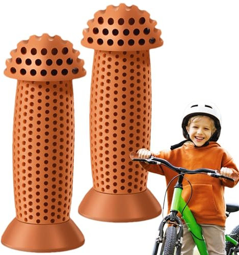 Scooter-Griffe, Kinderfahrrad-Lenkergriffe – 2 x rutschfeste weiche Gummi-Fahrradgriffe | Scooter-Grip-Lenker für Kinderfahrräder, Roller, Laufräder