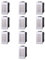 10x Suoneria, campanello, Moduli Bianchi, Compatibile Con BTicino Living, frutti, interruttori, pulsanti, deviatori, dimmer, sensori, PIR, buzzer, Per Placche originali e compatibili