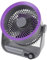 Zunate Air Circulator Fan, 5.5 Inch Small Portable Fans with Stepless Speeds, 180° Adjustable Tilt, Quiet Rechargeable, for Bedroom, Office, Bedside, Home