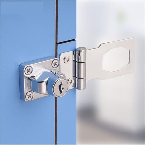 Punch-Free with Lock Drawer Locks Letter Box Locker Double Door Cabinet Lock 1Pcs(2.5)