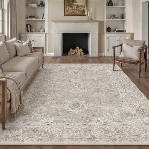 PureCozy Braun Teppich Wohnzimmer 200x300cm Schlafzimmer Teppiche