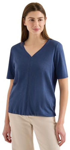 Cecil Damen 3229241 Kurzarm T-Shirt im Tunika-Look (1er Pack)