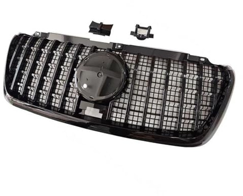 Front Kühlergrille Kühlergrill Kühlergrill Stoßstange Grill Für Mercedes Für Benz Für Sprinter W907 2018 2019 2020 2021 2022 2023 ABS Ersatz Grills Auto Styling