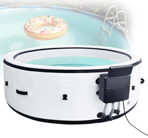 Vasca Idromassaggio Gonfiabile Portatile per 2-3 Persone 150 Getti White