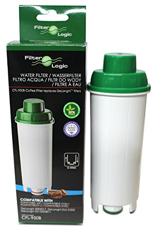 1x FilterLogic CFL950B Compatible Water Filter for Delonghi SER3017 Espresso Coffee Maker DLSC002 fits Esam 6900, ECAM350.75.S Magnifica, ECAM 350.15.B Dinamica, ECAM44.620.S - ECAM,ETAM Series