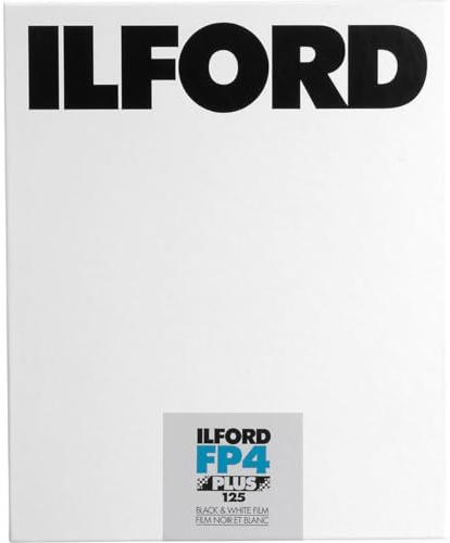 Ilford Plan Film – Black and White (20.3 x 25.4 cm 25 Sheets Photo Paper)