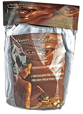 Seife schwarz Eukalyptus 200 g und Handschuh KESSA Packung Gummi