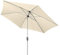 Doppler Active Auto Tilt 320 – Kurbel Sonnenschirm ideal für Terrasse und Garten – Knickbar – ca. 320 cm – Natur